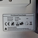 GRADE C - 350W Classic Infrared Heating Panel - Electric Panel Heater