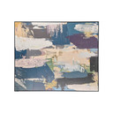 GRADE B - 1200w Classic Abstract Nexus Infrared Heating Panel - Electric Panel Heater