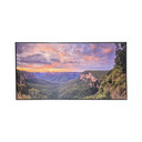 GRADE C - 700W Wild Sunset NXT Gen Infrared Heating Panel Black Frame 795 x 1195 - Electric Panel Heater