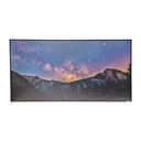 GRADE A - 700W Milky Way Nexus Infrared Heating Panel Black Frame 595 x 1195 - Electric Panel Heater