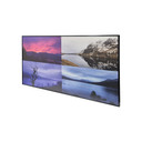 GRADE B - 700W Scandinavian Quarter NXT Gen Infrared Heating Panel Black Frame 595 x 1195 - Electric Panel Heater