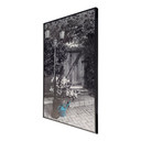 GRADE B - 580w Lampost Image Classic Infrared Heating Panel Black Frame 595 x 995 - Electric Panel Heater