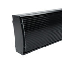 GRADE A - 1200W Ionis Non Remote Bar Heater Black