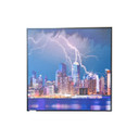 GRADE B - 350W Thunderstorm Classic Infrared Heating Panel - Electric Panel Heater Black Frame