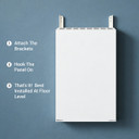Mirrorstone Air Infrared + Convection Vertical Heating Panel With Thermostat - 1000-1400W