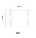 BRAND NEW - 580W NXTGEN Infrared Heating Panel - Electric Panel Heater White Frame