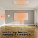GRADE A - 580W Classic Infrared Heating Panel - Electric Panel Heater White Frame