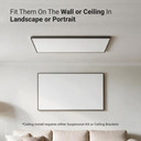BRAND NEW - 900W Classic Infrared Heating Panel - Electric Panel Heater White Frame