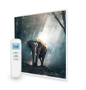595x595 Jungle Elephant Image Nexus Wi-Fi Infrared Heating Panel 350W - Electric Wall Panel Heater