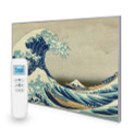 995x1195 Great Wave off Kanagawa Picture Nexus Wi-Fi Infrared Heating Panel 1200W - Electric Wall Panel Heater