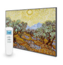 995x1195 Olive Trees with Yellow Sky and Sun Picture Nexus Wi-Fi Infrared Heating Panel 1200W - Electric Wall Panel Heater