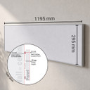 350W UltraSlim NXT Gen Infrared Heating Panel - Electric Panel Heater