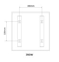 350W NXT Gen Infrared Heating Panel - Electric Panel Heater