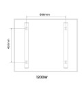 1200W Classic Infrared Heating Panel - Electric Panel Heater
