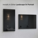 700W Quartz Glass Wi-Fi Infrared Heating Panel (Available In Black or White) - Electric Panel Heater