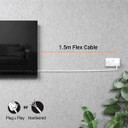 700W Quartz Glass Wi-Fi Infrared Heating Panel (Available In Black or White) - Electric Panel Heater