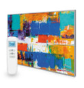 995x1195 Abstract Paint Picture Nexus Wi-Fi Infrared Heating Panel 1200W - Electric Wall Panel Heater