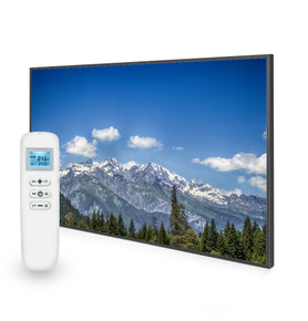 795x1195 Mountain Tops Picture Nexus Wi-Fi Infrared Heating Panel 900W - Electric Wall Panel Heater