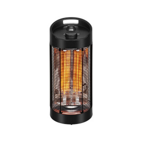 1.2kW EQ Heat Electric Table Top Patio Heater Black