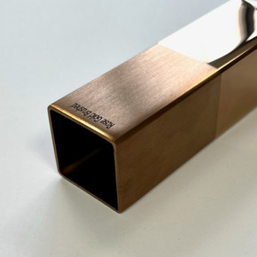 AEON ECONOX Electric Heated Towel Rail with Standard Element in Rose Gold Matt