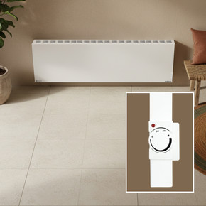 Mirrorstone 1400W Air Infrared + Convection Heating Panel With Manual Thermostat