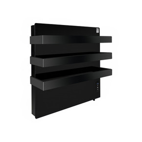 500W Quartz Glass Wi-Fi Towel Rail Infrared Heating Panel (Available in Black or White) - Electric Panel Heater