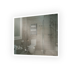 210W LED Backlit Mirrored Infrared Heating Panel - Electric Panel Heater