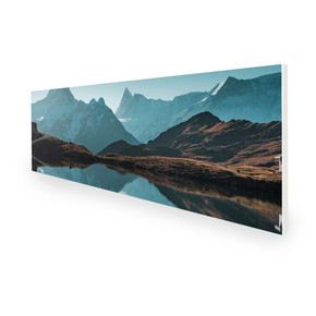 550W Vista Picture Prime Infrared Heating Panel 1200 x 400 - Electric Wall Panel Heater