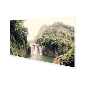 900W Forest Waterfall Picture Prime Infrared Heating Panel 1200 x 600 - Electric Wall Panel Heater