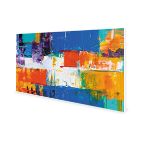 900W Abstract Paint Picture Prime Infrared Heating Panel 1200 x 600 - Electric Wall Panel Heater