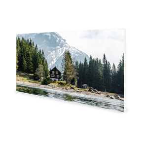900W Swiss Chalet Picture Prime Infrared Heating Panel 1200 x 600 - Electric Wall Panel Heater