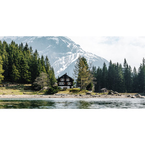 900W Swiss Chalet Picture Prime Infrared Heating Panel 1200 x 600 - Electric Wall Panel Heater