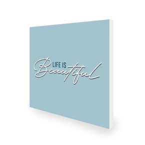 450W Life Is Beautiful Picture Prime Infrared Heating Panel 600 x 600 - Electric Wall Panel Heater