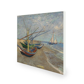 450W Fishing Boats on the Beach at Saintes Maries Picture Prime Infrared Heating Panel 600 x 600 - Electric Wall Panel Heater