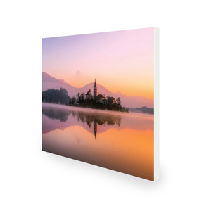 450W Dreamy Lake  Picture Prime Infrared Heating Panel 600 x 600 - Electric Wall Panel Heater