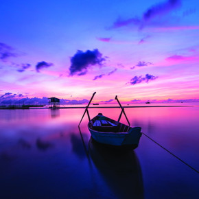 450W Maldives Twilight Picture Prime Infrared Heating Panel 600 x 600 - Electric Wall Panel Heater