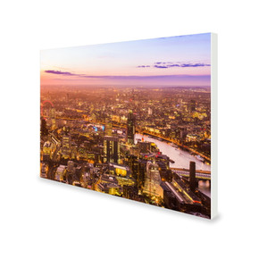 700W London Skyline Picture Prime Infrared Heating Panel 900 x 600 - Electric Wall Panel Heater
