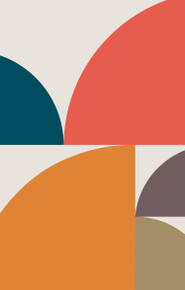 1100W Abstract Circles Picture Prime Infrared Heating Panel 1100 x 700 - Electric Wall Panel Heater