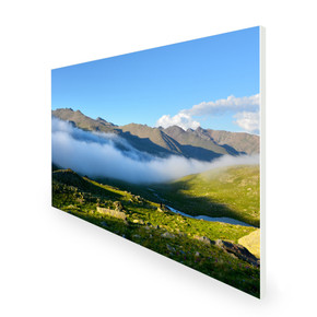 1100W Rolling Cloud Picture Prime Infrared Heating Panel 1100 x 700 - Electric Wall Panel Heater
