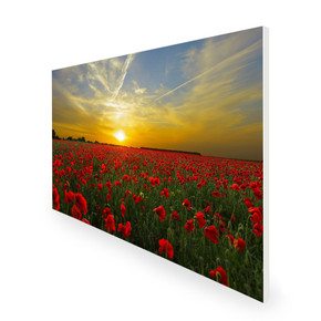 1100W Setting Sun Picture Prime Infrared Heating Panel 1100 x 700 - Electric Wall Panel Heater