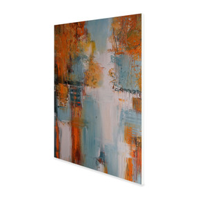 1100W Autumn Lake Paint Picture Prime Infrared Heating Panel 1100 x 700 - Electric Wall Panel Heater