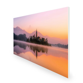 1100W Dreamy Lake  Picture Prime Infrared Heating Panel 1100 x 700 - Electric Wall Panel Heater