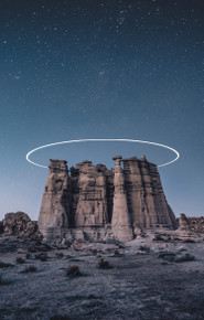 1100W Starry Halo Picture Prime Infrared Heating Panel 1100 x 700 - Electric Wall Panel Heater