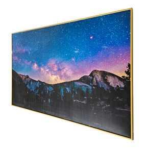 GRADE C - 795mm x 1195mm Milky Way Image 900W Gold Frame