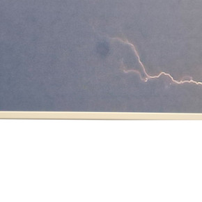 GRADE A - 700W Thunderstorm Picture Nexus Infrared Heating Panel White Frame 595 x 1195 - Electric Panel Heater