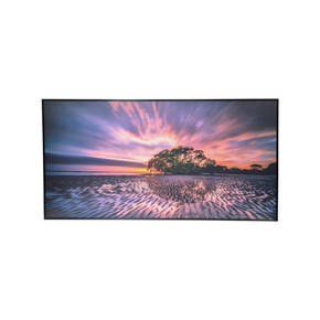GRADE B - 700W Washing Landscape NXT Gen Infrared Heating Panel Black Frame 595 x 1195 - Electric Panel Heater