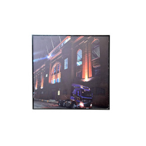 GRADE B - 350W Stadium At Night NXT Gen Infrared Heating Panel - Electric Panel Heater Black Frame