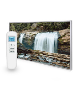 595x995 Waterfalls Picture Nexus Wi-Fi Infrared Heating Panel 580w - Electric Wall Panel Heater