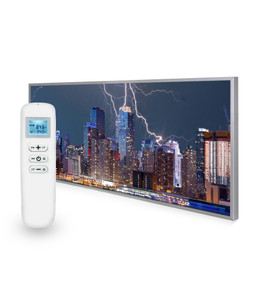 595x1195 Thunderstorm Picture Nexus Wi-Fi Infrared Heating Panel 700W - Electric Wall Panel Heater