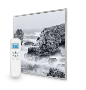 595x595 Stormy Shore Picture Nexus Wi-Fi Infrared Heating Panel 350W - Electric Wall Panel Heater